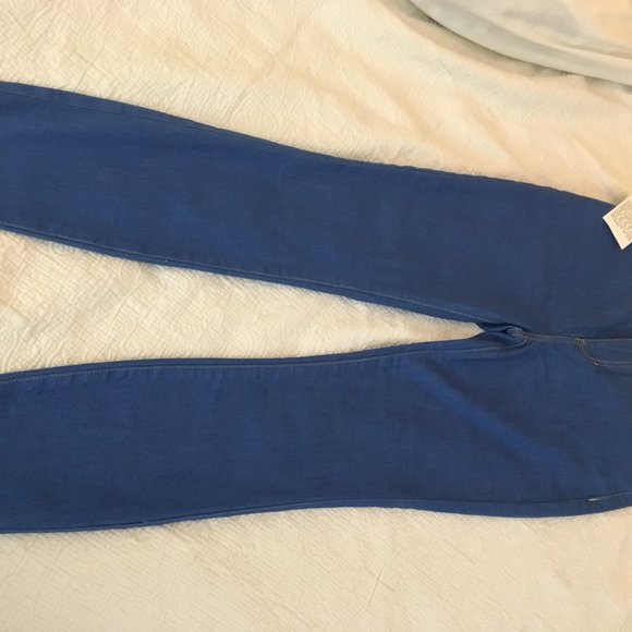 American Apparel Blue "The Crop Pencil Jean" NWT - Picture 6 of 6